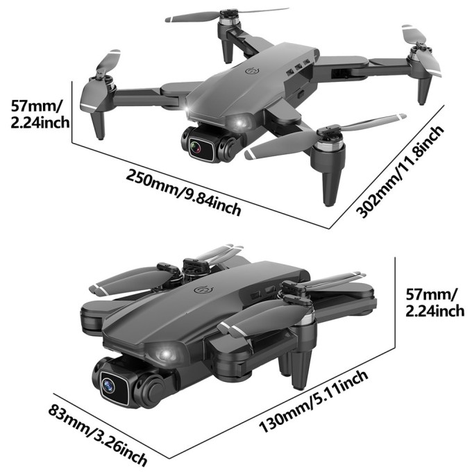 AERIUM L900 GPS 4K drone - 3 batterijen AERIUM L900 GPS 4K drone - 3 batterijen